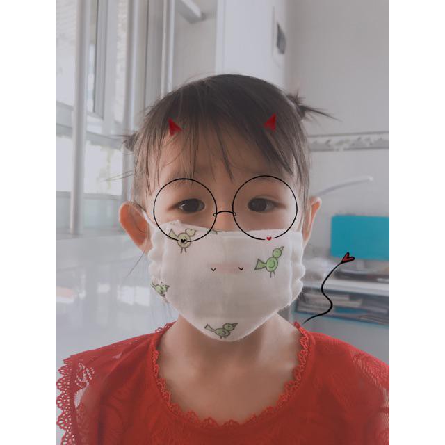 Khẩu trang xô nhật cho bé
