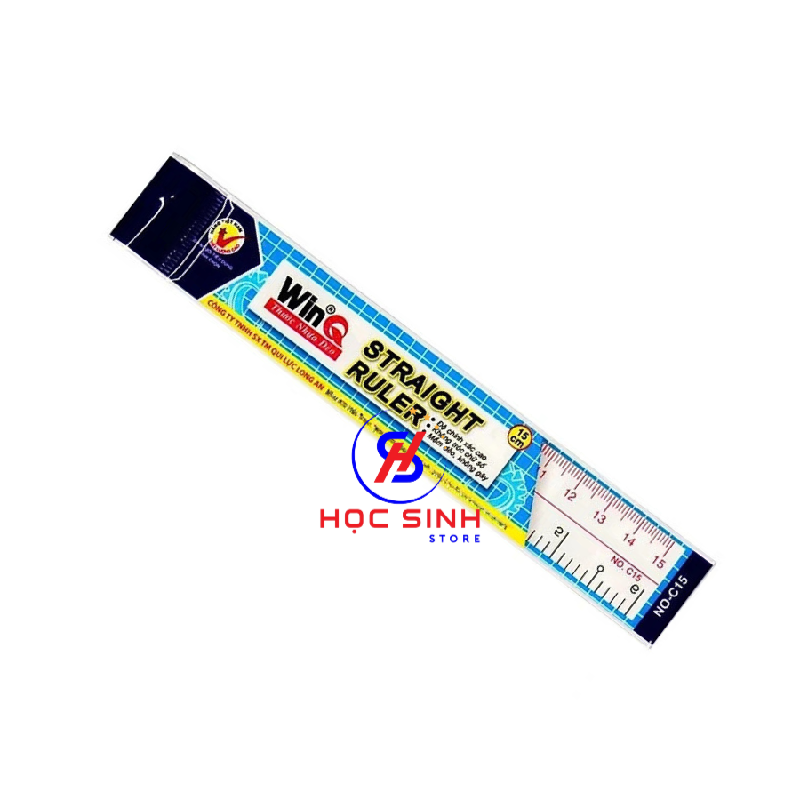 Combo 5 Cây Thước Dẻo 15cm WinQ C15