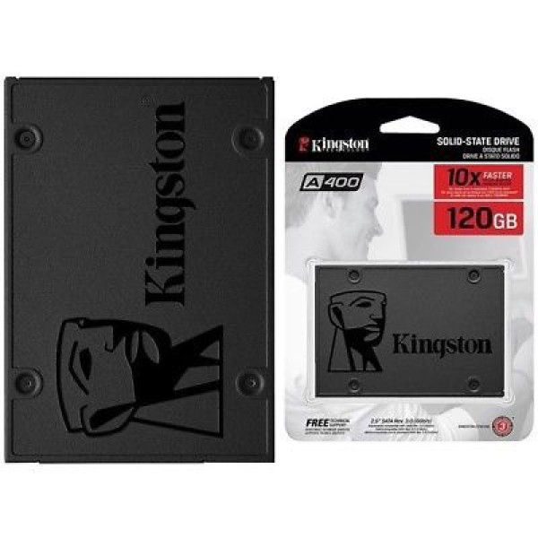 Ổ cứng SSD Kingston A400 120GB 2.5 inch SATA3 (Đọc 500MB/s - Ghi 320MB/s). Tặng Cap SATA 3
