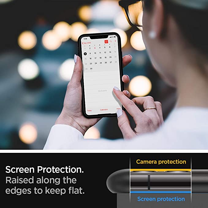 Ốp iPhone 11/11 Pro/11 Pro Max Spigen Slim Armor CS - Hàng Chính Hãng