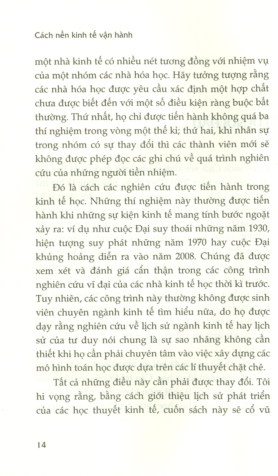 Cách Nền Kinh Tế Vận Hành (Tái Bản)