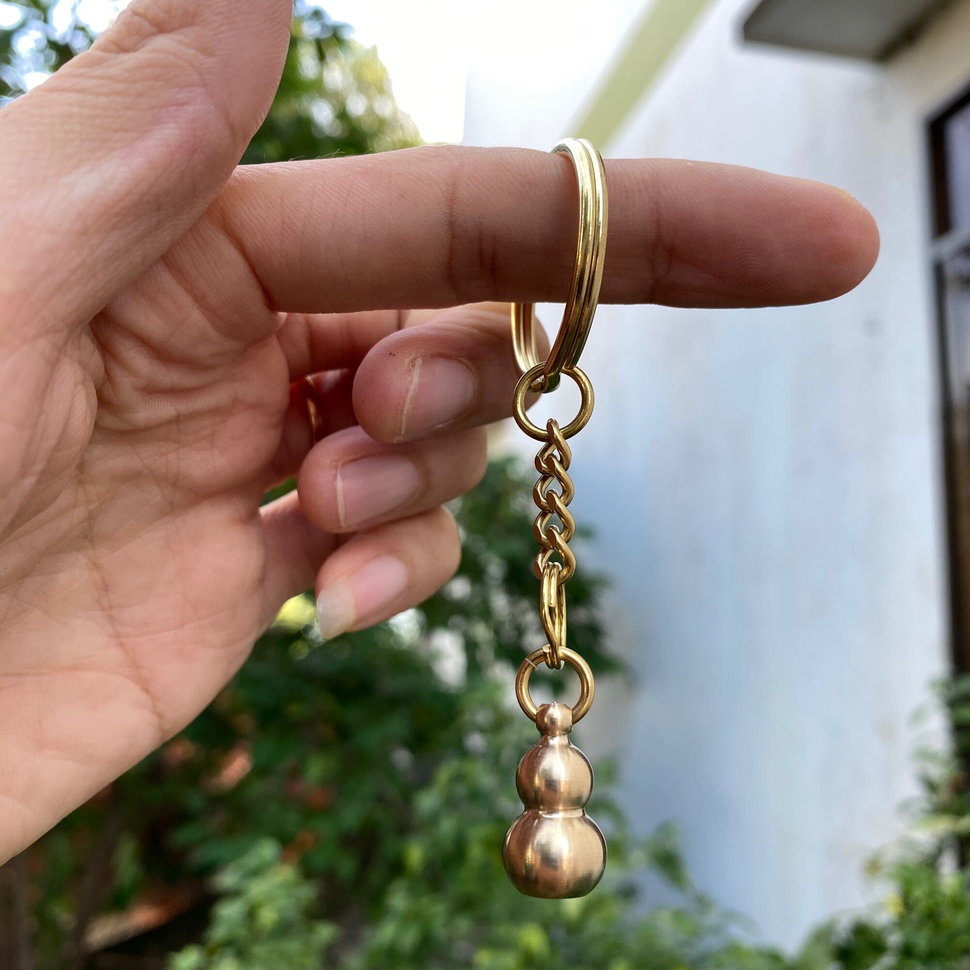 Khoen đồng 3cm kèm dây xích