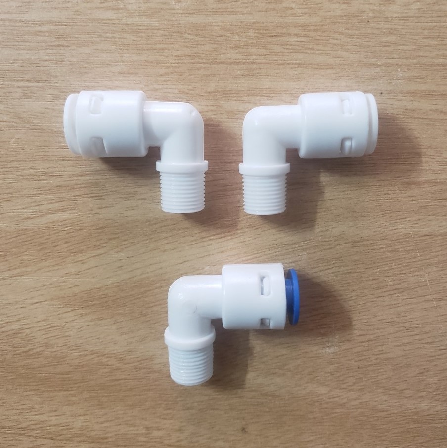 (HCM) Combo 2 Cút Nối Vỏ Màng RO+Van 1 Chiều Máy Lọc Nước RO (3 cái)