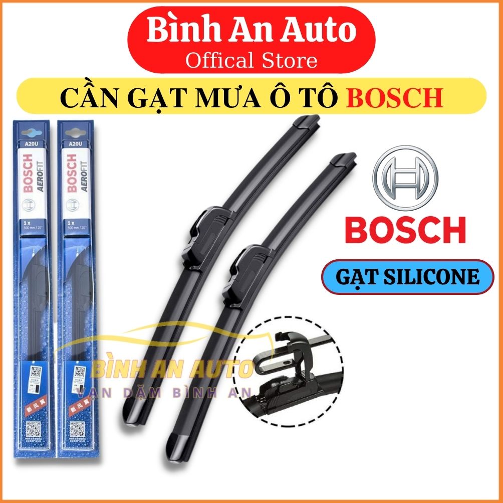 Cần gạt mưa HONDA CIVIC 2001-2023 Loại BOSCH AEROFIT không xương Silicone, loại BOSCH ECOPLUS thân cứng xương sắt