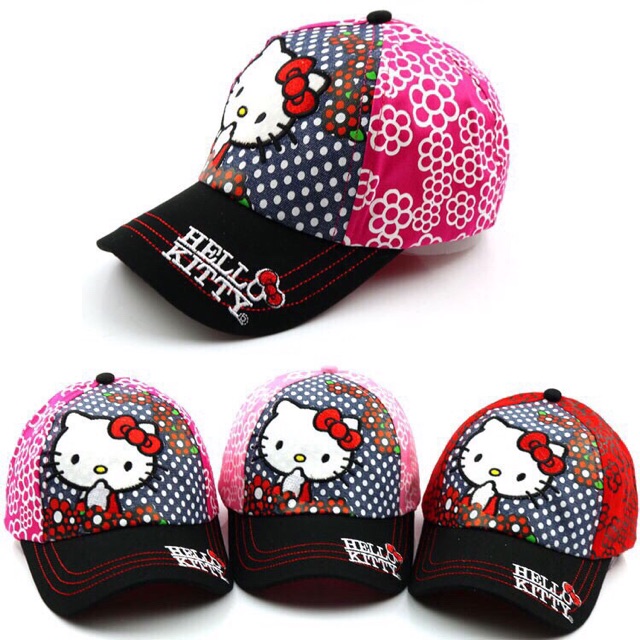 [HCM]Nón Hello Kitty Dành Cho Bé Gái