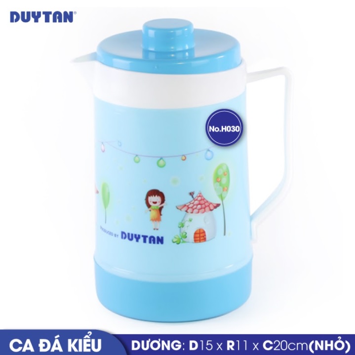 Ca đá kiểu nhỏ nhựa duy tân 1 lít no.h030