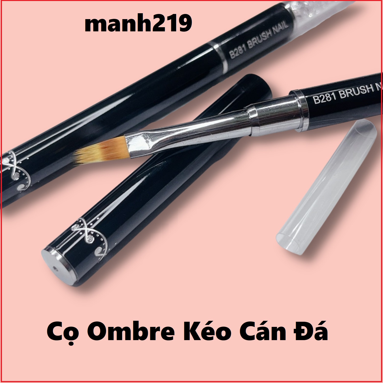 Cọ Ombre xước kéo B281 Cán Đá