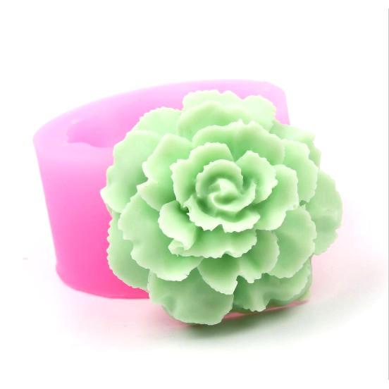 Khuôn rau câu silicon 4D hoa phù dung