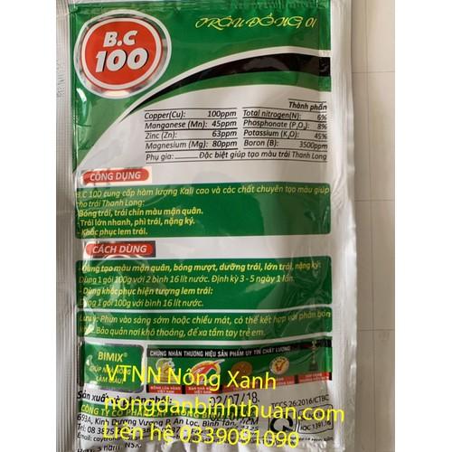 B.C 100 Chuyên gia tạo màu bóng trái khắc phục lem trái thanh long