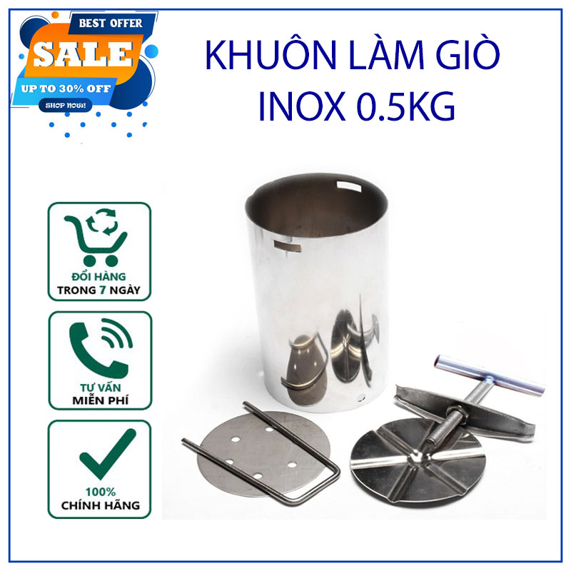 Khuôn làm giò, khuôn làm giò bằng inox 0.5kg- 1kg- 2kg, khuôn làm giò xào bằng inox không gỉ, khuôn làm giò xào, khuôn làm giò chả, khuôn ép giò thủ, dụng cụ làm giò bằng inox.