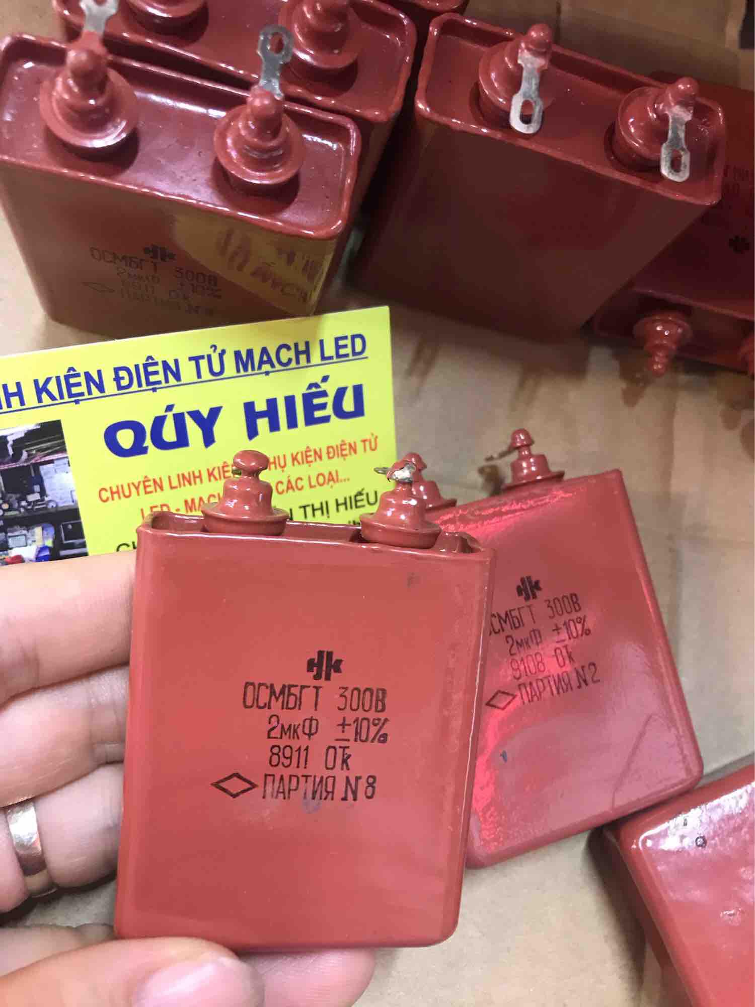 Tụ nga 2uf 300v loại mỏng