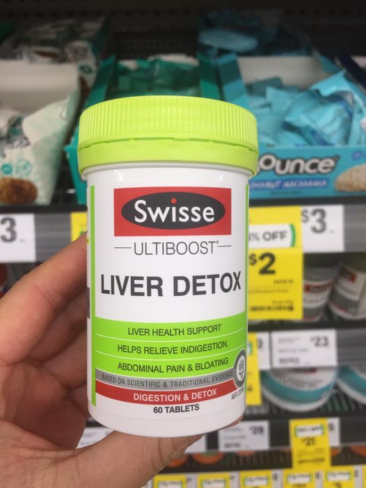 Gan Swisse Liver Detox 60 viên
