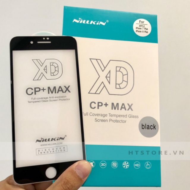 Kính cường lực full màn hình nillkin xd cp+ max cho iphone 7 plus/8 plus