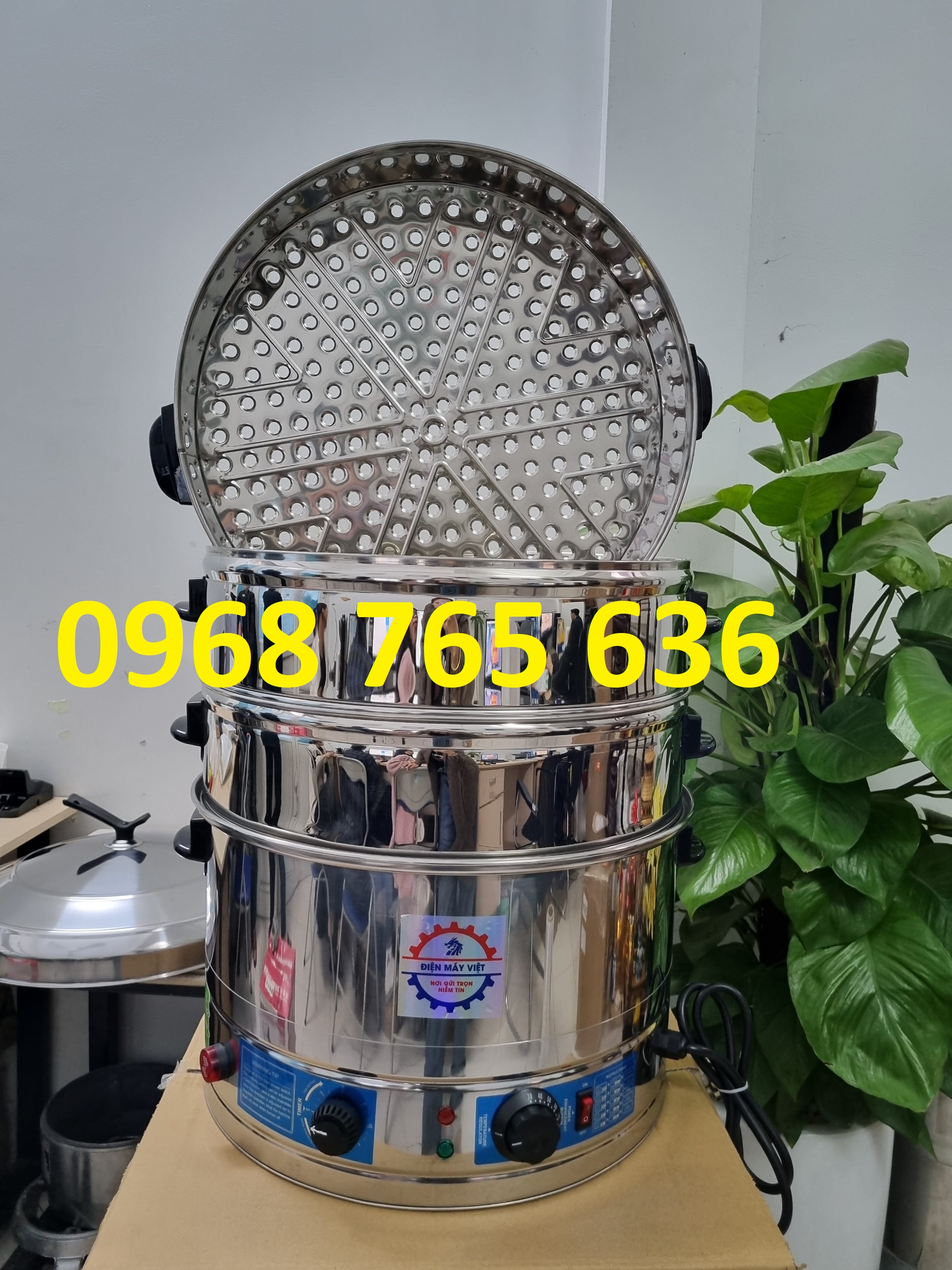 Nồi hấp điện đa năng- Nồi hấp bánh bao,bánh bèo chạy điện