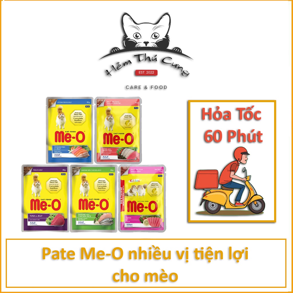 Pate mèo Me-o 80g - Vị cá ngừ