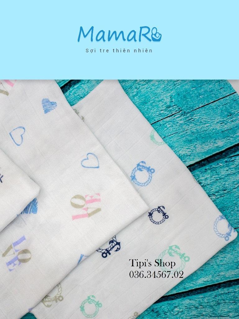 Set 10 Khăn sữa Mamaru 25 x 25cm
