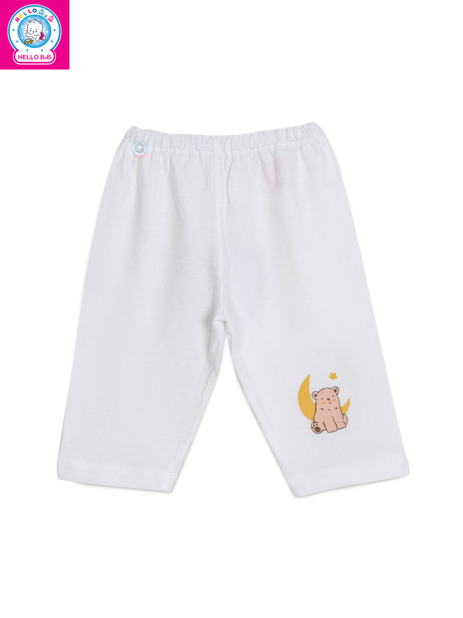 Quần dài trắng in ziczac QL0045 - HELLO BnB (hình in ngẫu nhiên)
