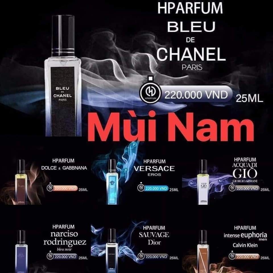 Tinh dầu nước hoa pháp CHANEL BLUE Hparfum 25ml [Chính hãng]