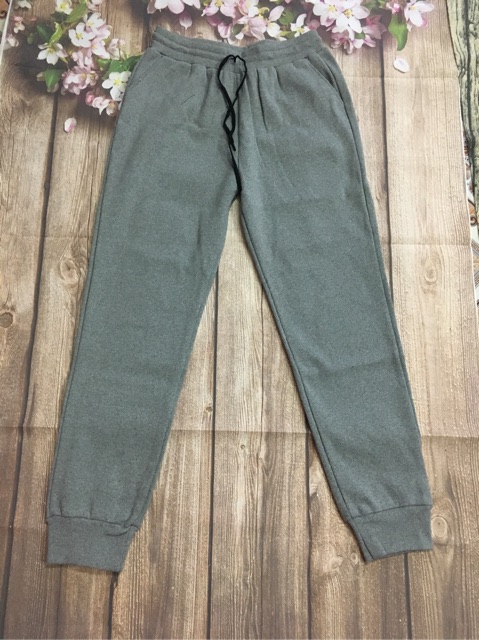 Quần jogger len tăm chất dày dặn co giãn