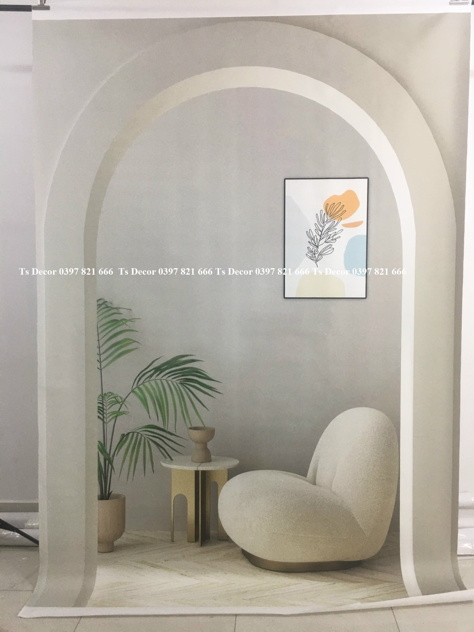 ( ẢNH THẬT) Background 3D 5D Chụp Ảnh Livestream dán tường cao cấp