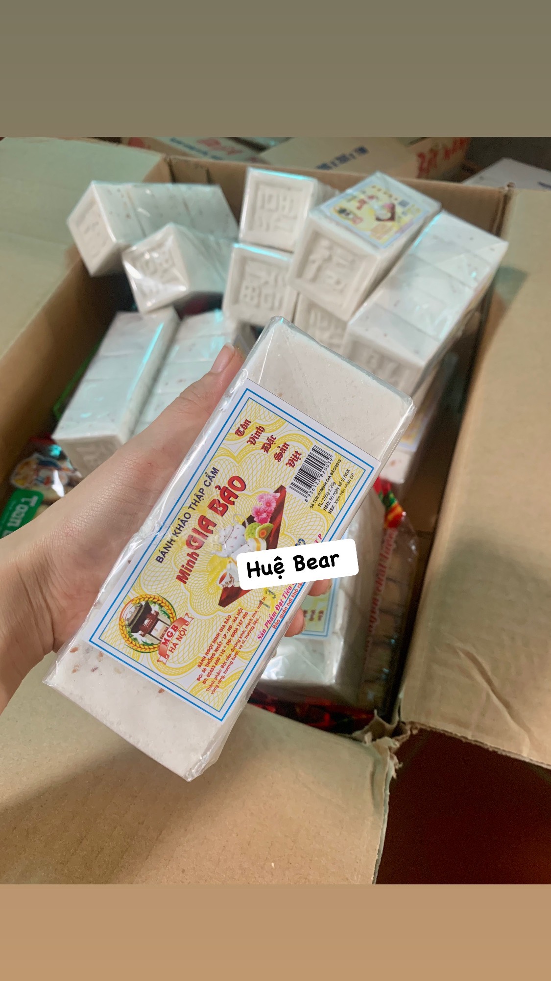 Bịch bánh khảo gia bảo thơm ngon