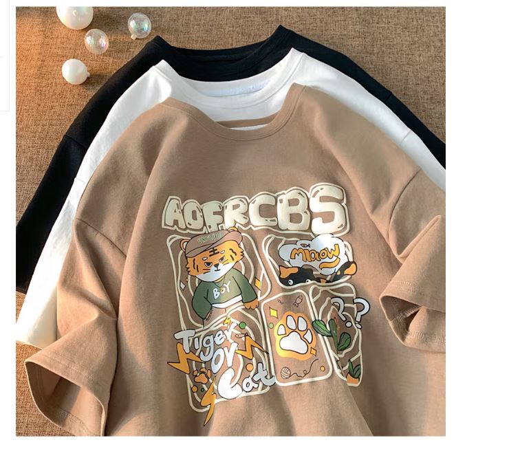 Áo thun unisex nam nữ Tiger Boy thời trang
