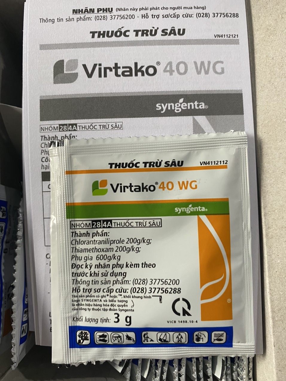 Thuốc trừ sâu Virtako 40wg