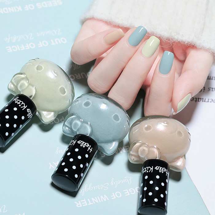 [HCM]Sơn móng tay mau khô Hello Kitty 12ml (sơn thường không hơ đèn)