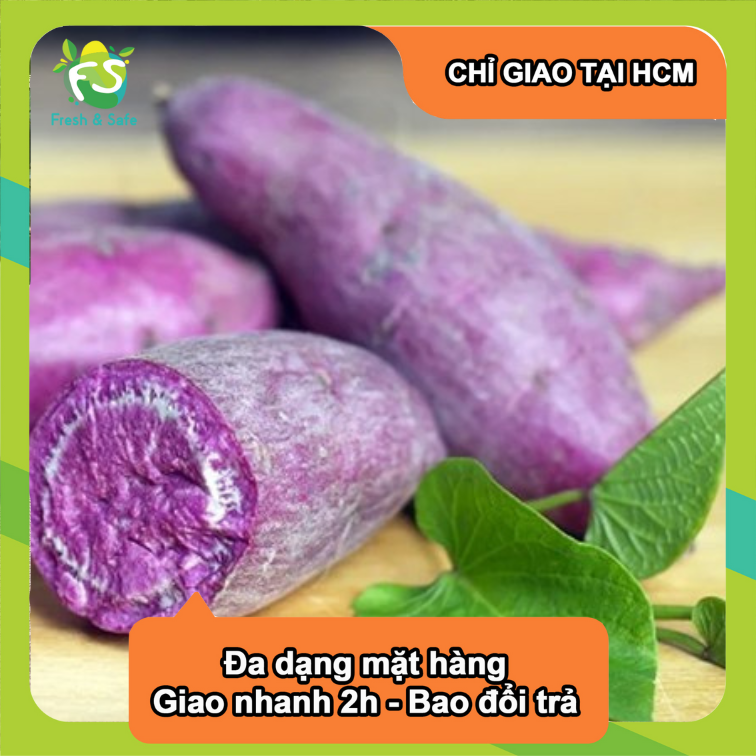 [Chỉ Giao HCM] Khoai Lang Tím - 1kg