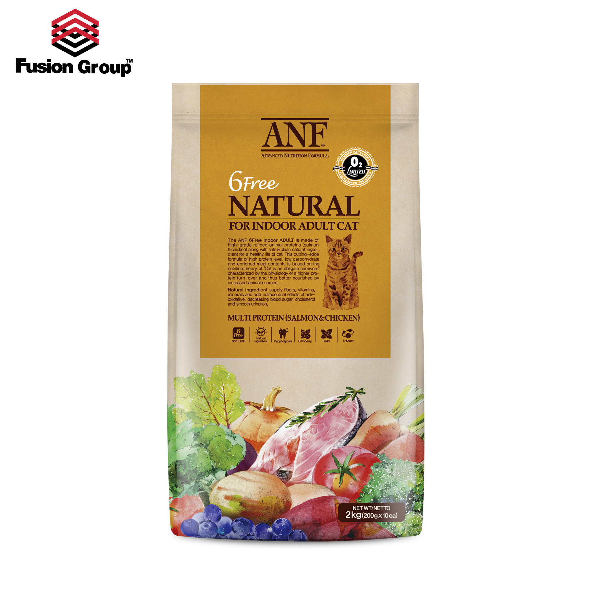 Hạt khô hữu cơ cho mèo con ANF CAT 6 FREE túi 2kg/ 6kg