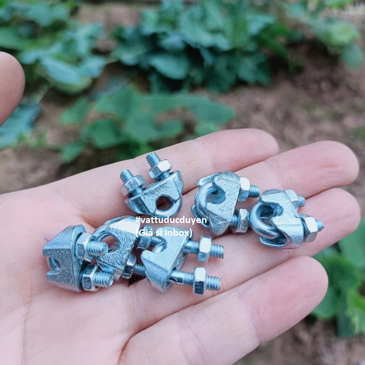 Cóc khóa dây cáp thép mạ kẽm Ø 5mm
