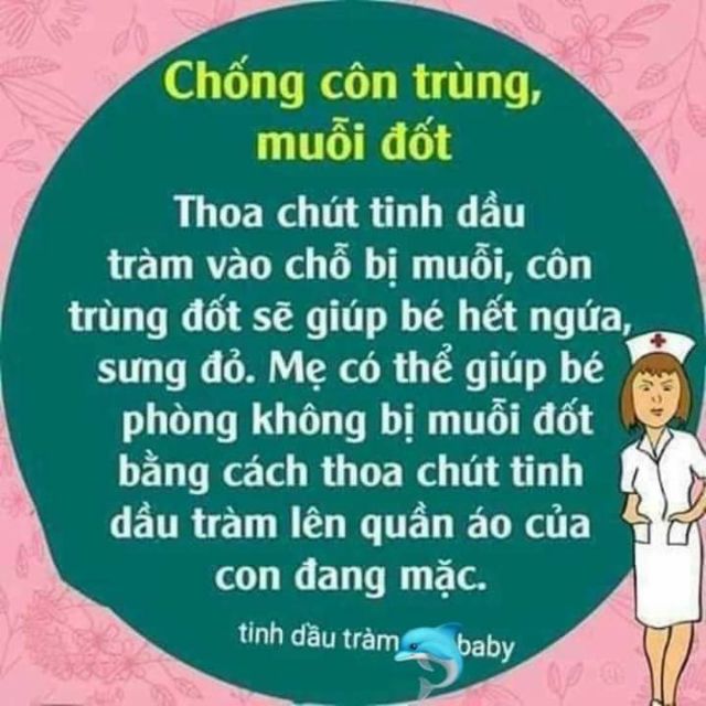 [HCM]Tinh Dầu Tràm Hoa Nén 50Ml