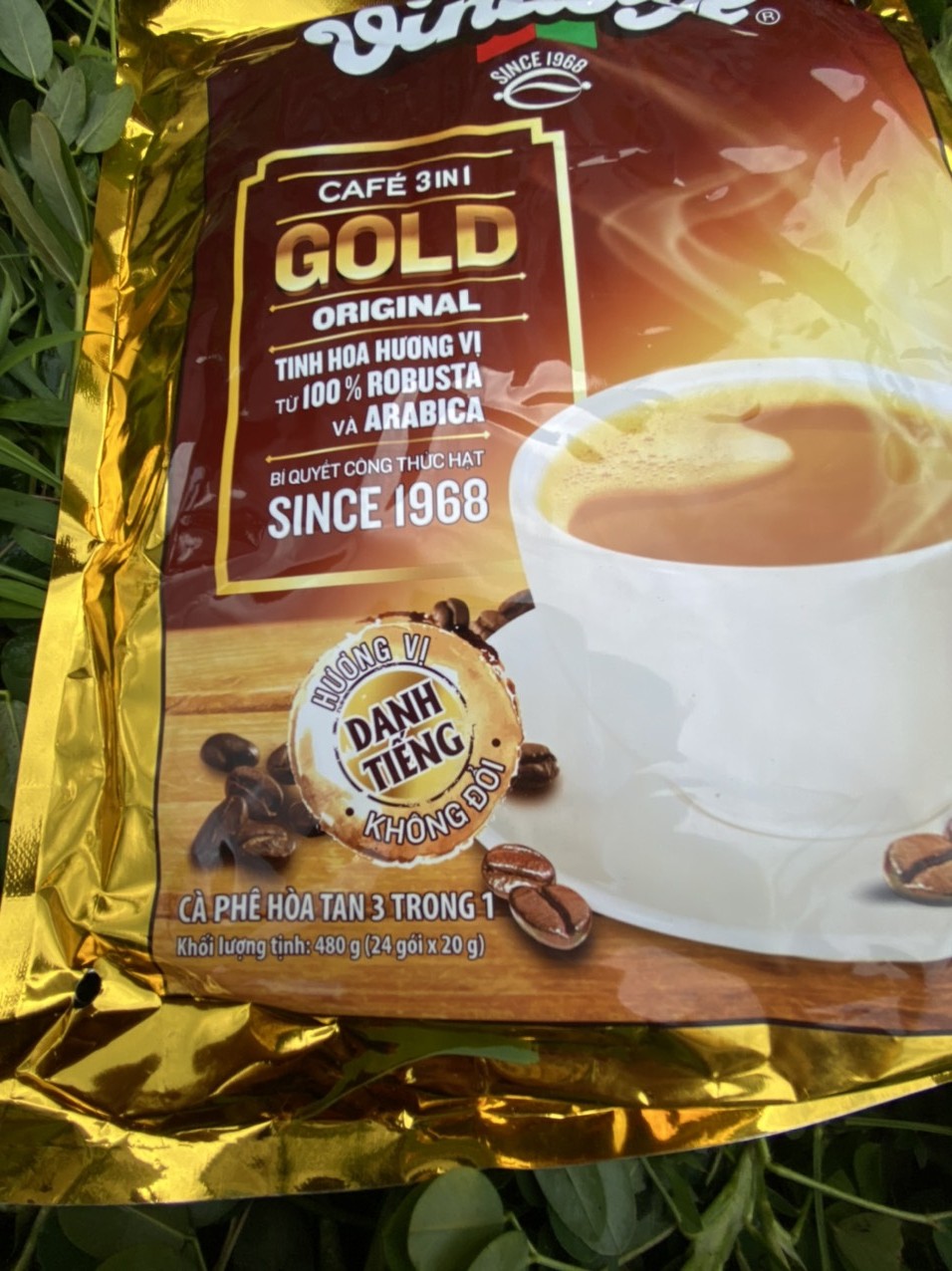 Cà phê vina bịch 24 gói. Date 12.2022