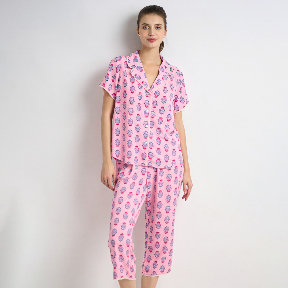 [Mua 3 giảm 20%, mua 2 giảm 15%] Bộ Đồ Kate Lửng Nữ Vincy BKL267S01