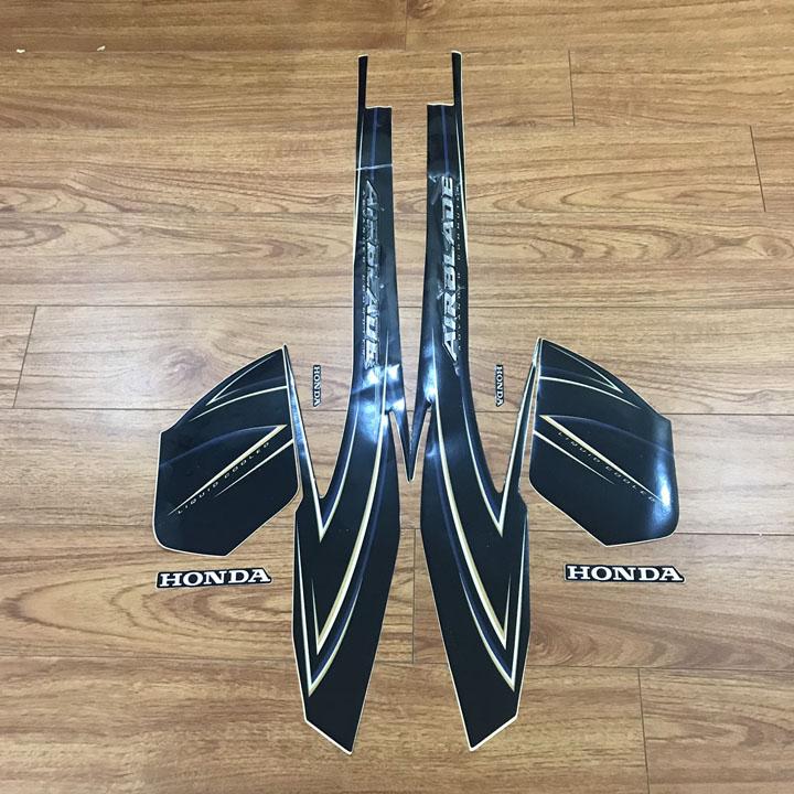 Bộ tem 3 lớp màu ĐEN xe Airblade đời 2008 - 2009 Việt Nam, chuyên cung cấp phụ tùng xe máy