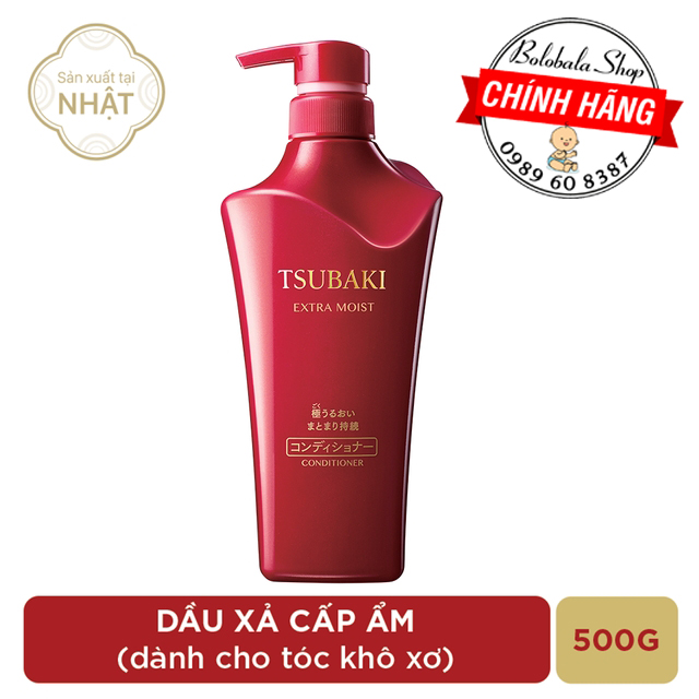 [HCM] Dầu xả cấp ẩm TSUBAKI 490ml