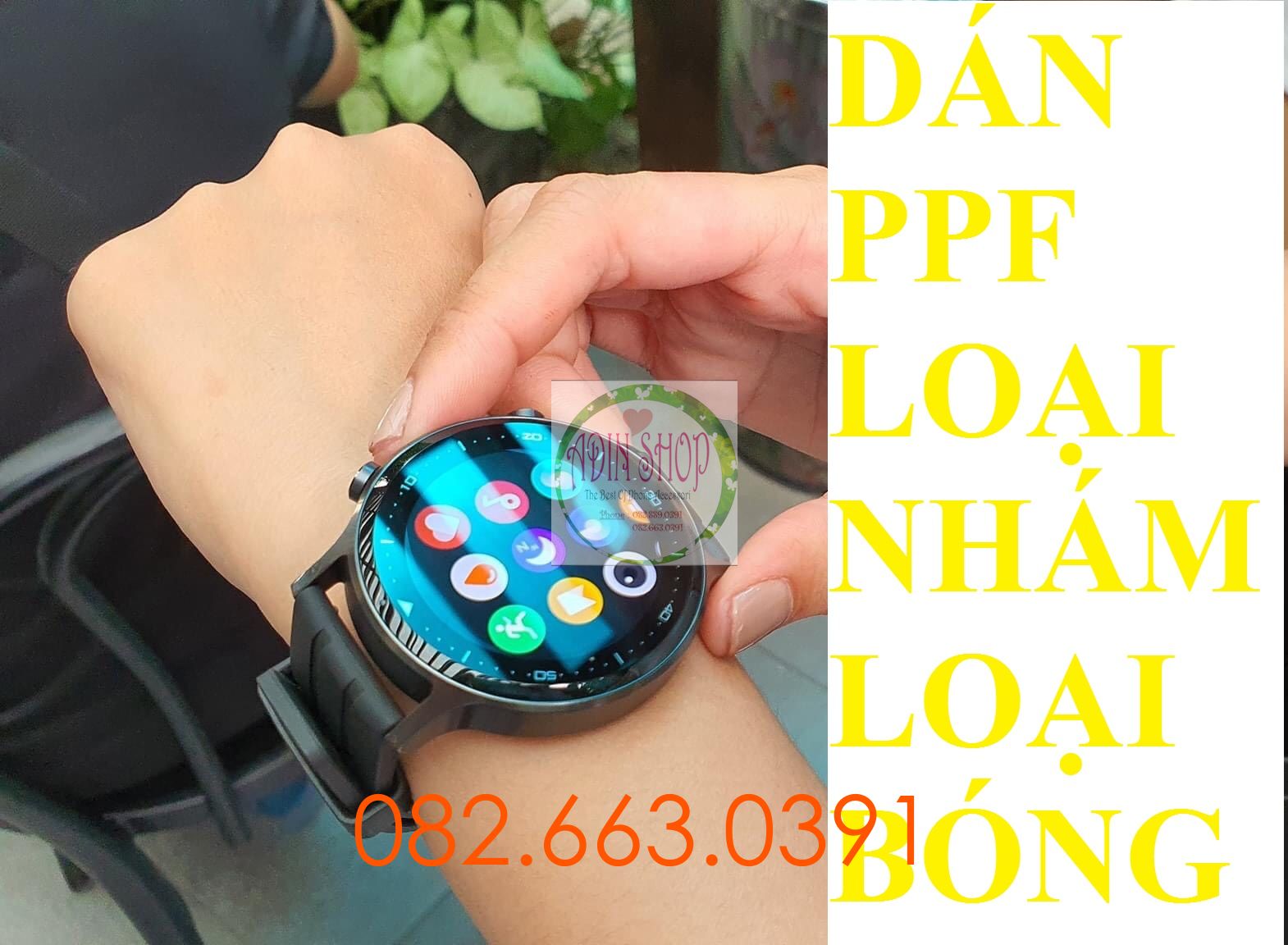 Dán PPF Realme Watch S loại nhám bóng siêu bền