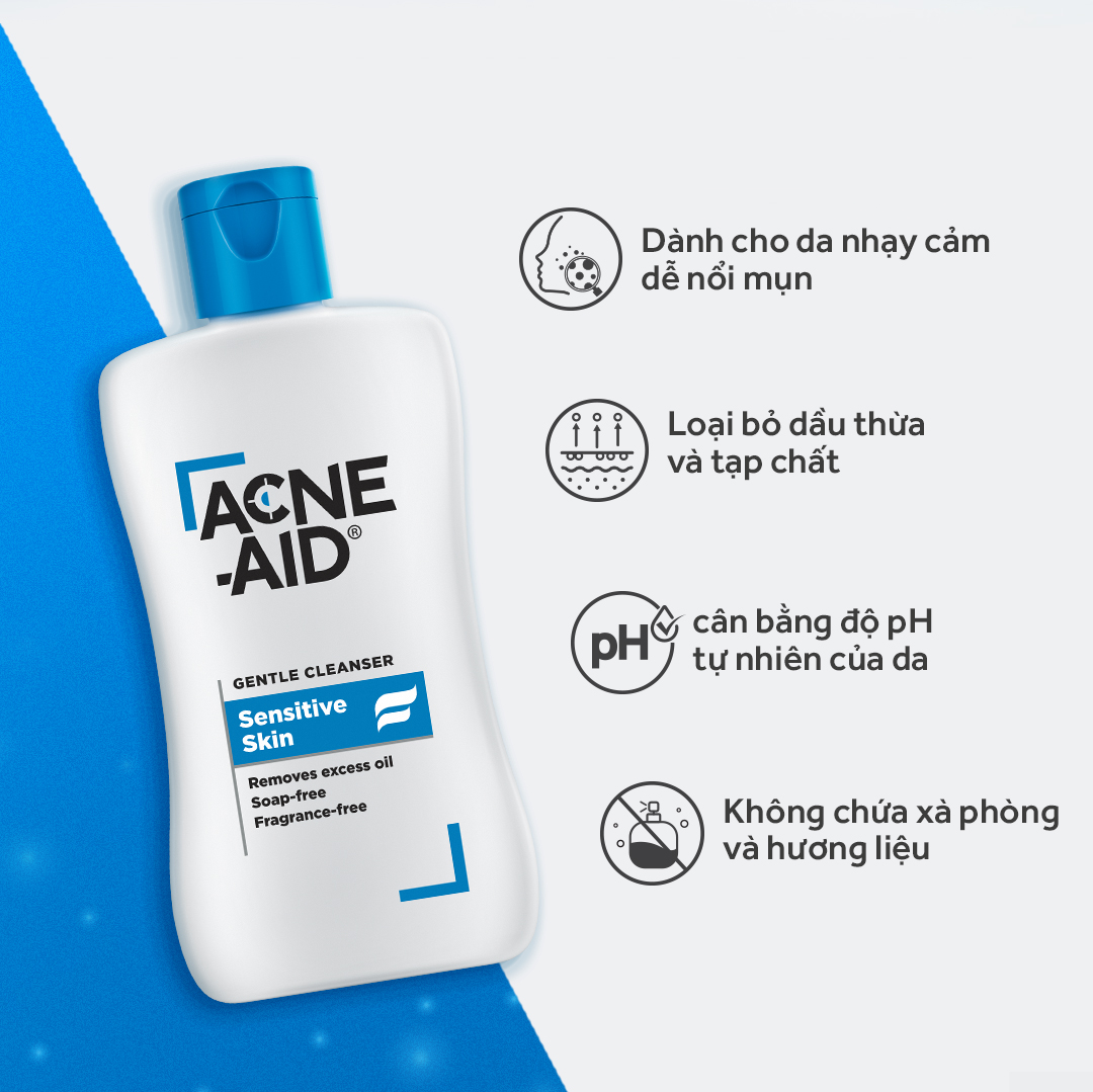 Sữa rửa mặt Acne-Aid Gentle Cleanser Sensitive Skin 100ml