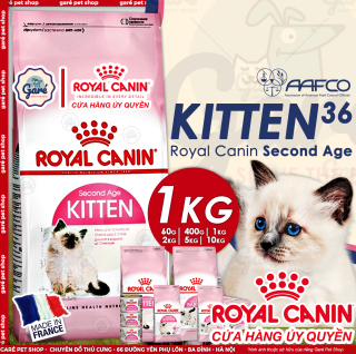 Hạt Kitten 36 Royal Canin dành cho Mèo con từ 4 - 12 tháng tuổi Royal Canin Kitten thức ăn cho mèo Garé Pet Shop thumbnail