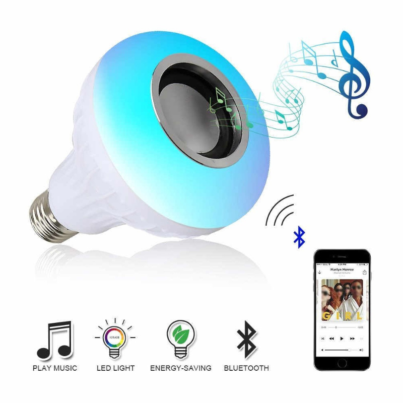 Bóng đèn LED độc đáo kiêm loa nghe nhạc bluetooth