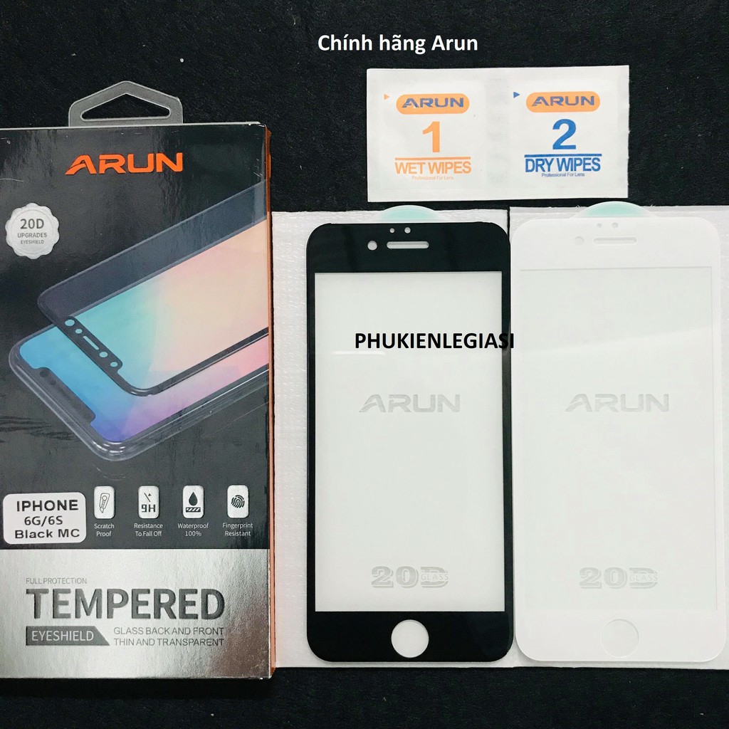 XÃ HÀNG THANH LÝ (Loại tốt)Cường Lực 20D Iphone Arun