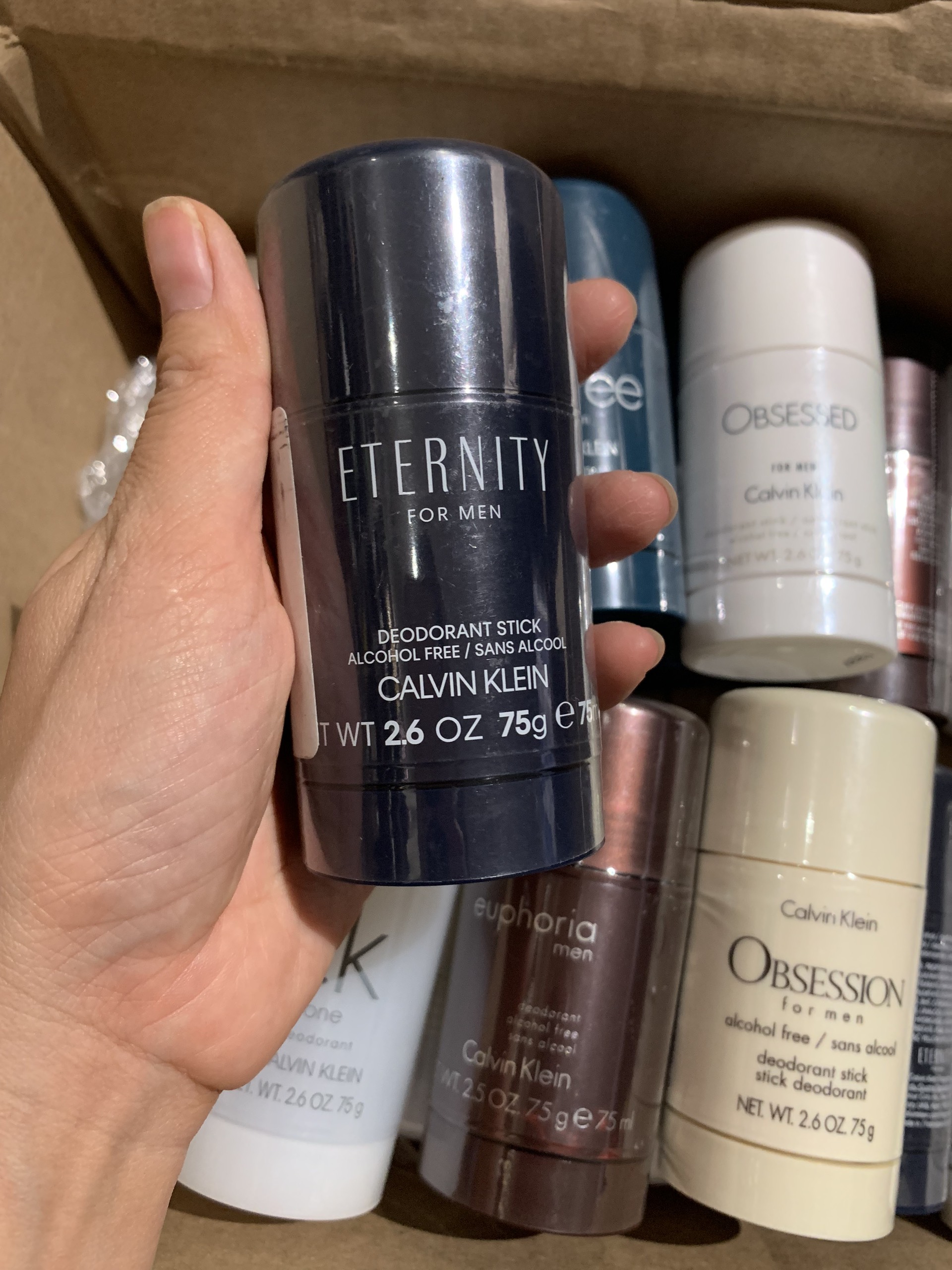 Lăn khử mùi Calvin Klein nhiều loại