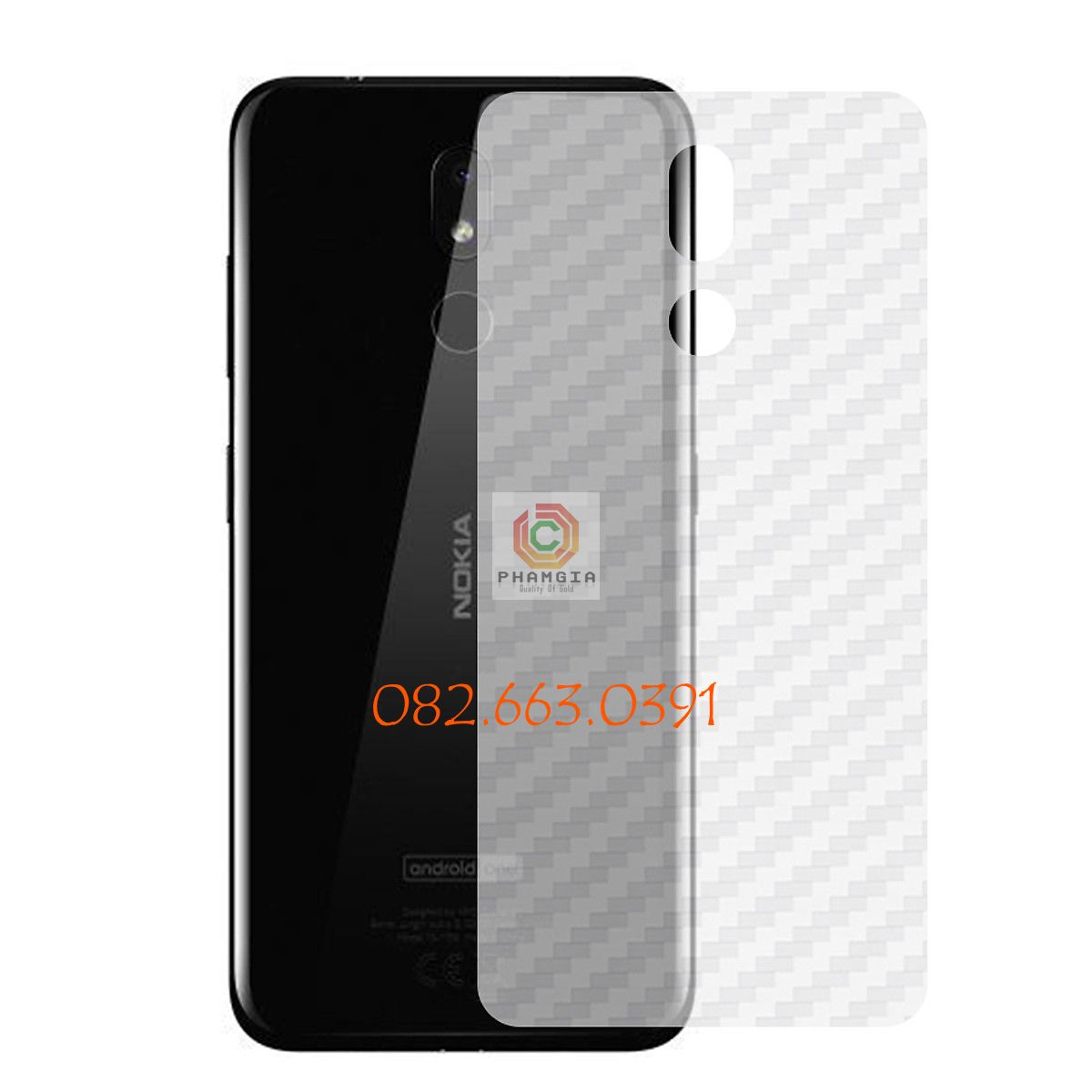 Miếng dán mặt lưng skin carbon Nokia 3.2