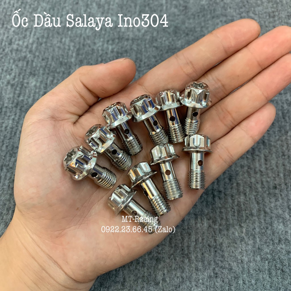 Ốc dẫn dầu salaya inox304 siêu bóng không gỉ