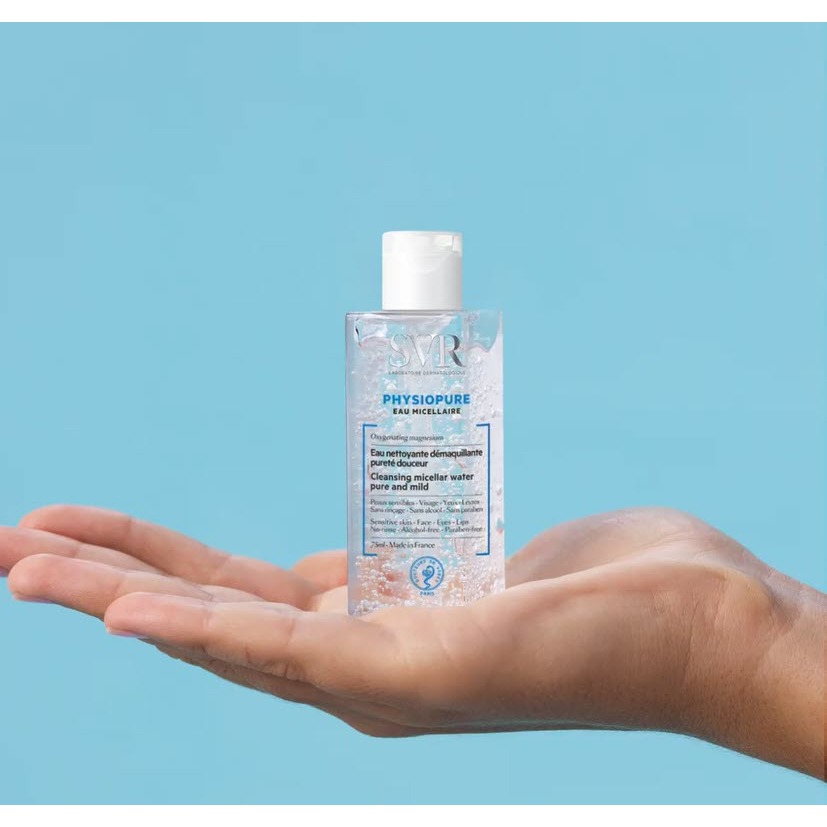 Nước tẩy trang dịu nhẹ dành cho mặt, mắt và môi SVR Physiopure Eau Micellaire 75ml - 200ml - 400ml