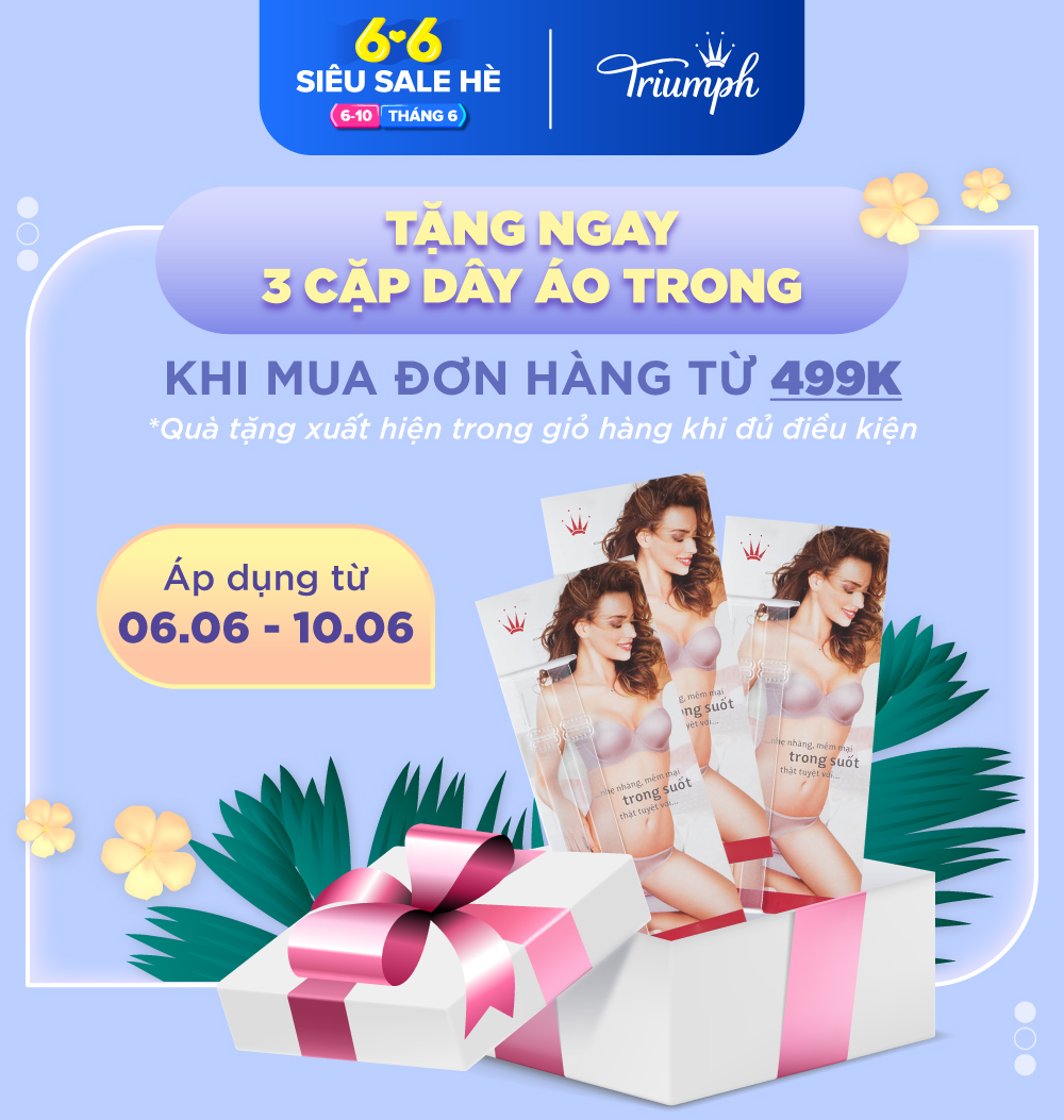 [Voucher 20K + Quà Sữa tắm cho đơn 699K từ 7.7-11.7] uần lót Triumph Simply Everyday Basic Hipster