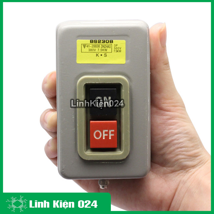 Công tắc nút nhấn 3 pha 380v BS230B