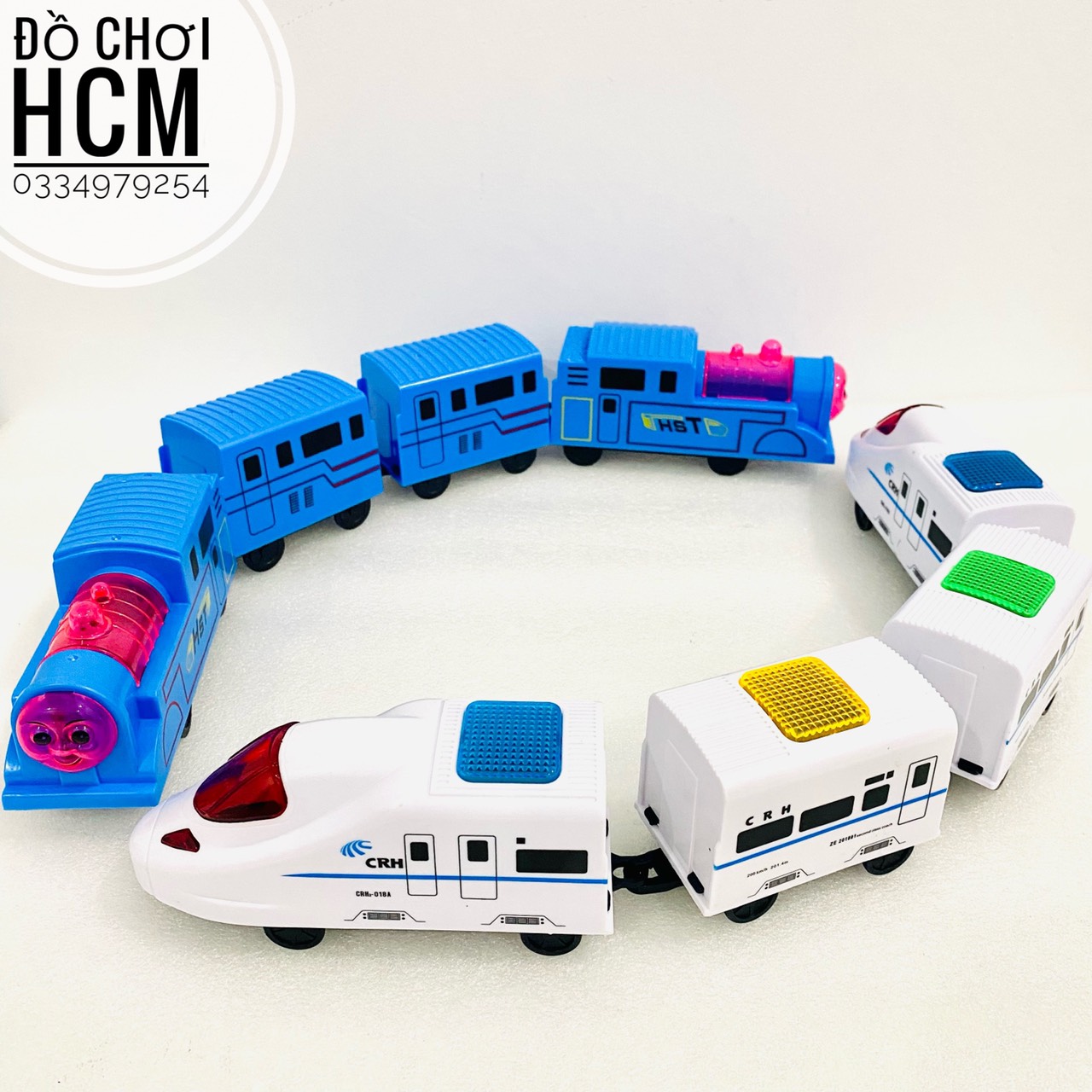 [HCM][DÙNG PIN NHIỂU MẪU] Đồ chơi xe lửa tàu điện ngầm, đường ray xe lửa Thomas dành cho bé thích khám phá mô hình xe