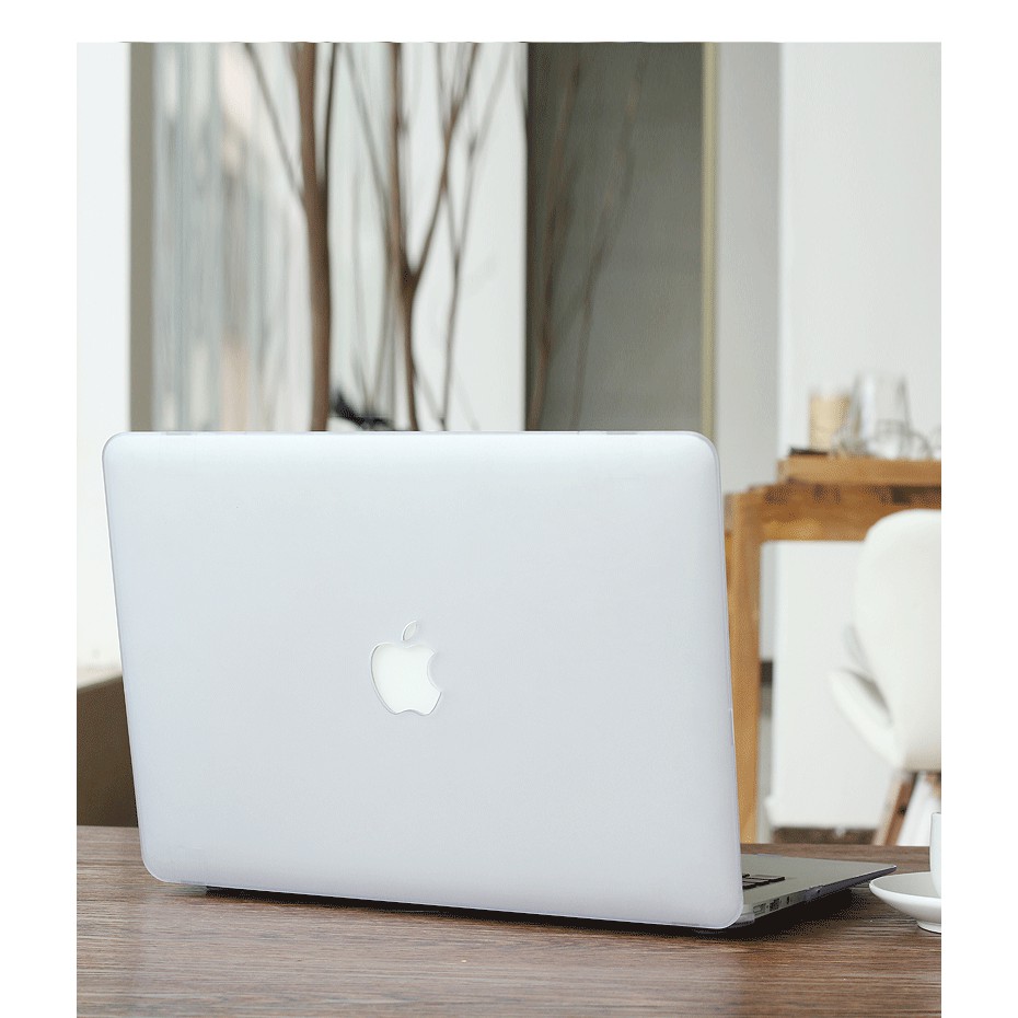 Case ,Ốp Macbook Trắng mờ Đủ Dòng (Tặng Kèm Nút Chống Bụi )