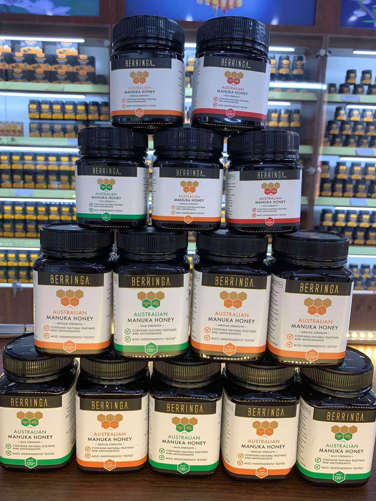 MẬT ONG MANUKA BERRINGA MGO 120+ 500G